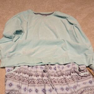 Muk Luks Light Blue Top